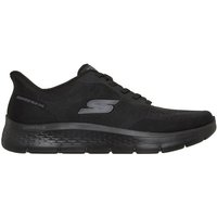 SKECHERS Herren Slipper He/Uni SLIP-INS ENGINEERED MESH BUNGEE, Größe 45 in Schwarz