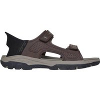 SKECHERS Herren Slipper TRESMEN-REECE, Größe 45 in Grau