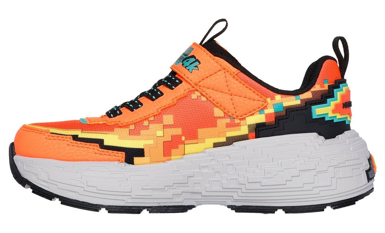 Skechers MEGA-CRAFT 4K Sneaker, Klettschuh im coolen Pixel-Look, Größenschablone zum Download – Bild 4 von 5