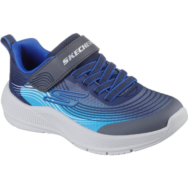 Skechers MICROSPEC ADVANCE Sneaker Klettschuh in cooler Farbkombination, Größenschablone zum Download