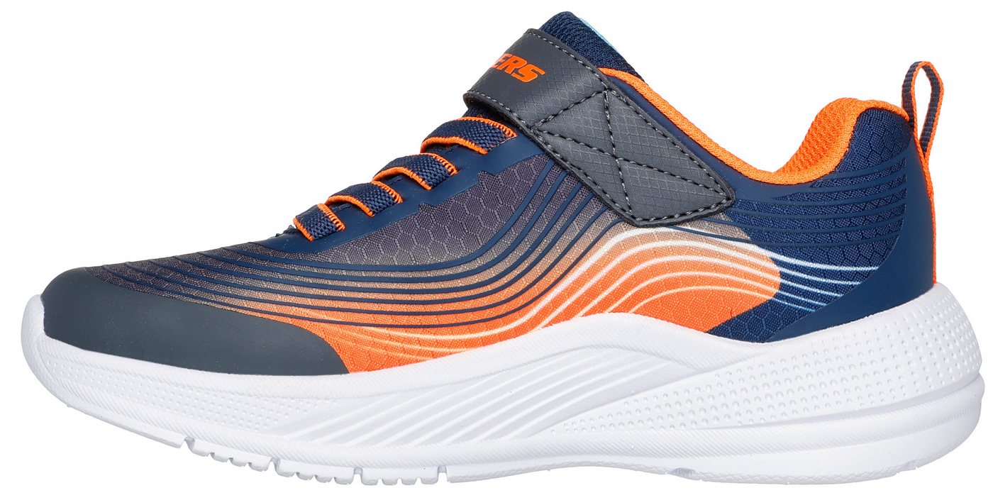 Skechers MICROSPEC ADVANCE Sneaker Klettschuh in cooler Farbkombination, Größenschablone zum Download – Bild 5 von 5