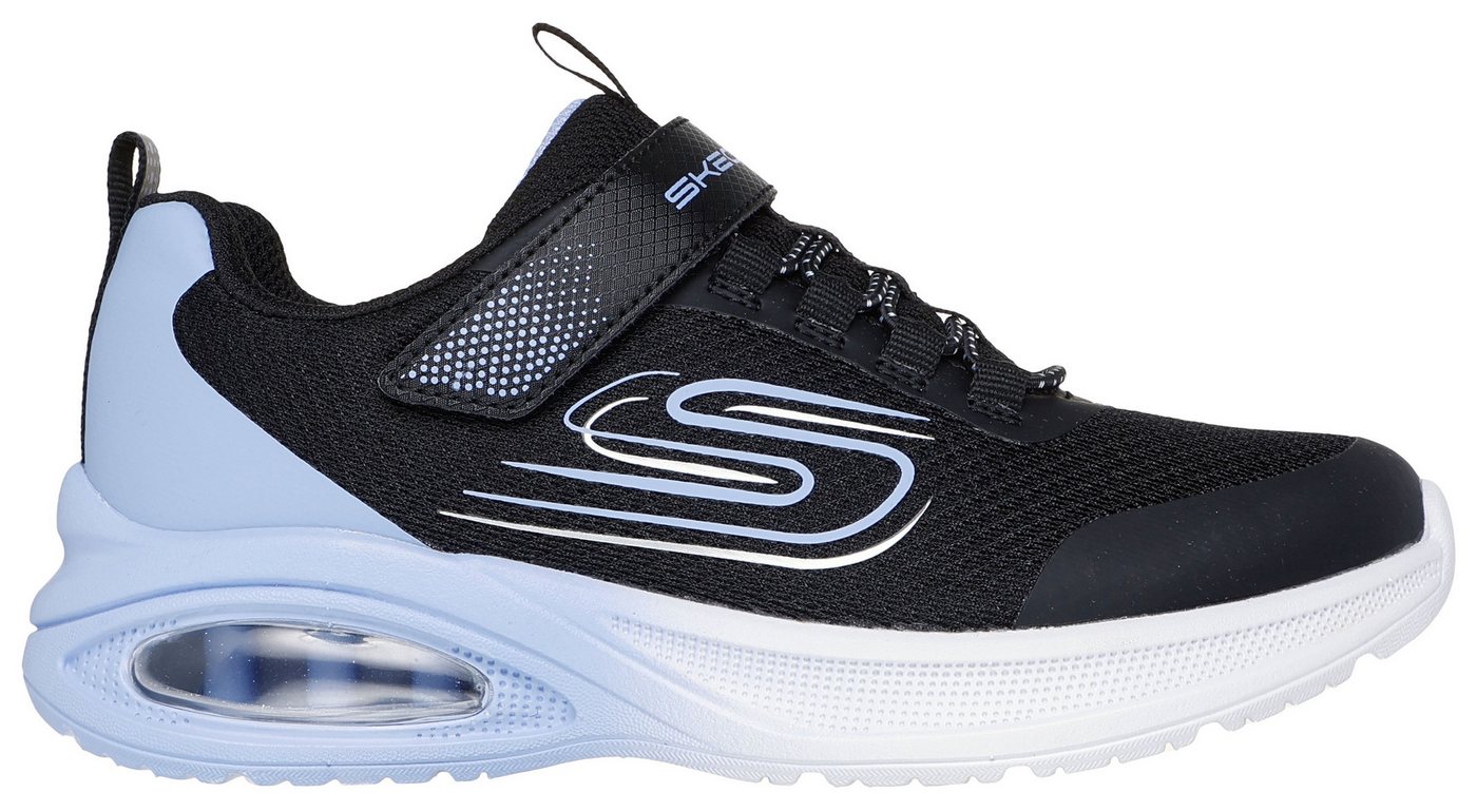 Skechers MICROSPEC MAX ADVANCE Sneaker, Slip-OnSneaker, Klettverschluss,S-Logo, Größenschablone zum Download – Bild 4 von 5