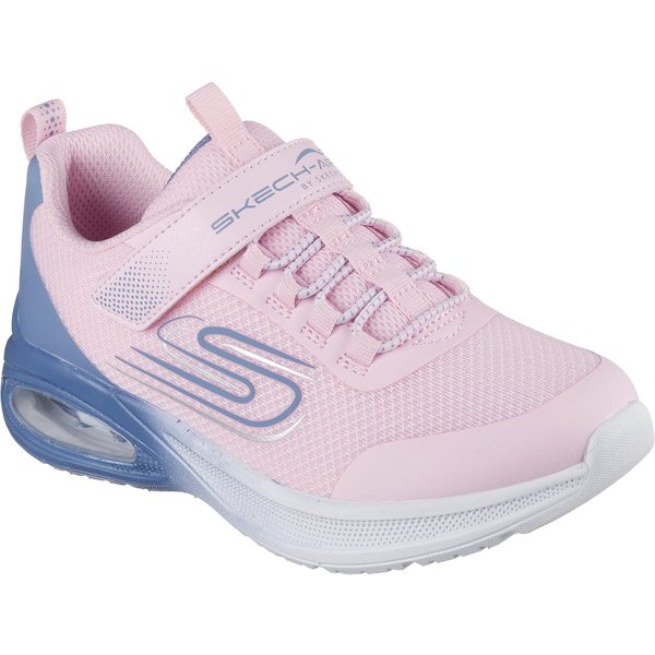 Skechers MICROSPEC MAX ADVANCE Sneaker, Slip-OnSneaker, Klettverschluss,S-Logo, Größenschablone zum Download