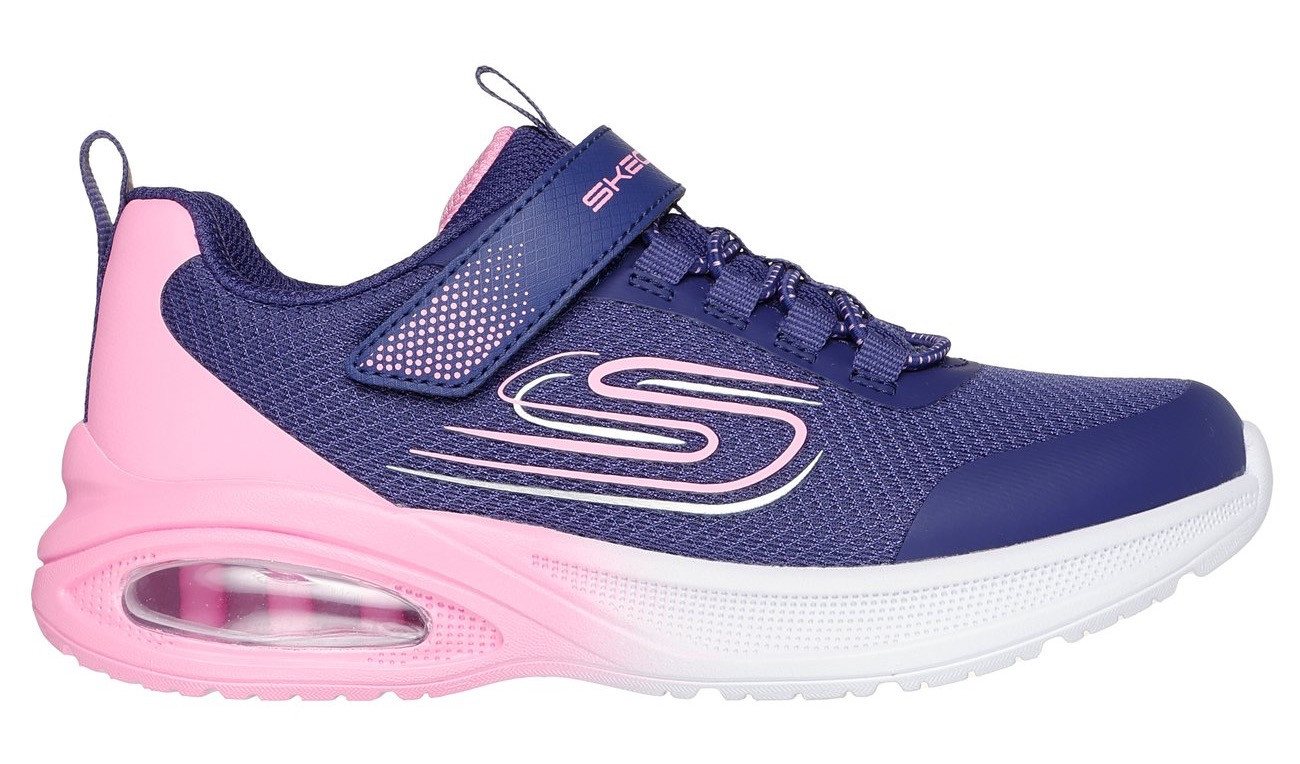 Skechers MICROSPEC MAX ADVANCE Sneaker, Slip-OnSneaker, Klettverschluss,S-Logo, Größenschablone zum Download – Bild 4 von 5