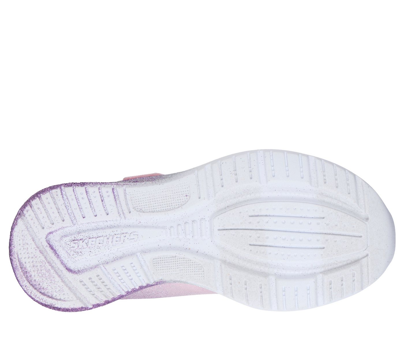 Skechers MICROSPEC MAX ADVANCE Sneaker Klettschuh mit Glitter, Grössenschablone zum Download – Bild 3 von 5