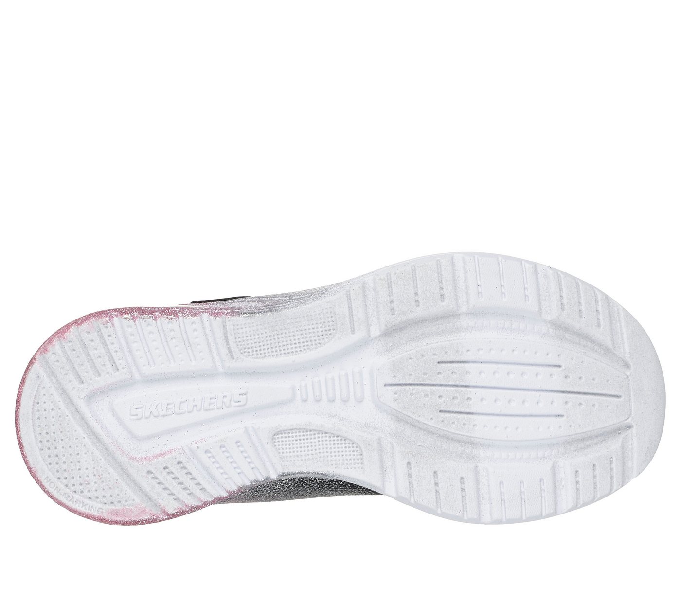 Skechers MICROSPEC MAX ADVANCE Sneaker Klettschuh mit Glitter, Grössenschablone zum Download – Bild 3 von 5
