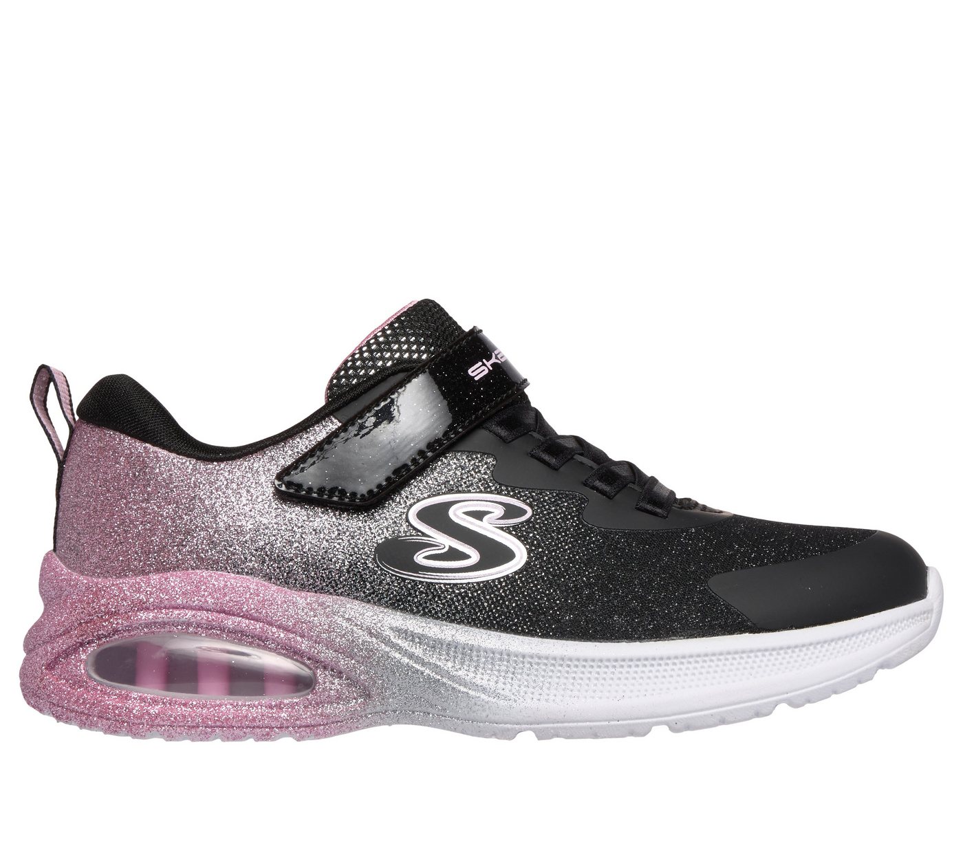 Skechers MICROSPEC MAX ADVANCE Sneaker Klettschuh mit Glitter, Grössenschablone zum Download – Bild 4 von 5