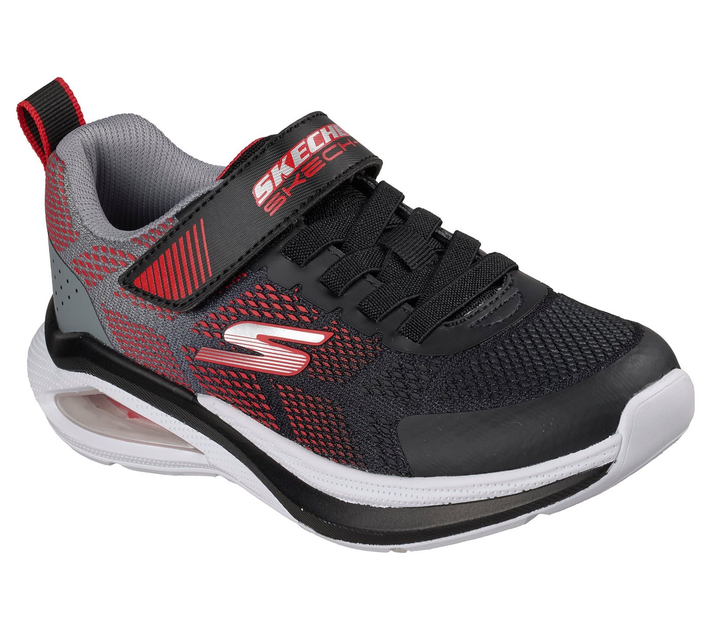 Skechers MICROSPEC MAX VELOCITY Sneaker Klettschuh, Freizeitschuh, Grössenschablone zum Download – Bild 4 von 5