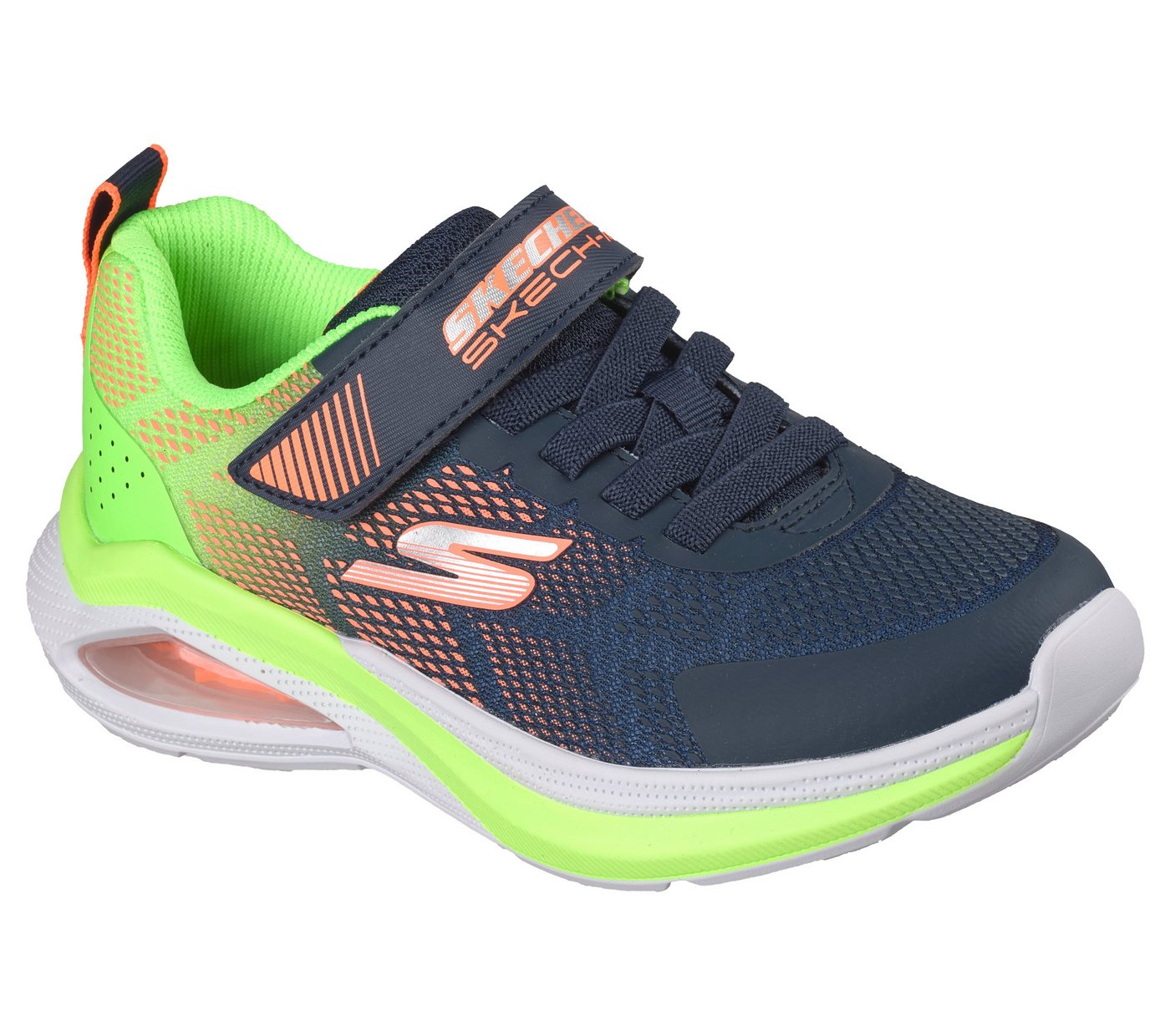 Skechers MICROSPEC MAX VELOCITY Sneaker Klettschuh, Freizeitschuh, Grössenschablone zum Download – Bild 4 von 5