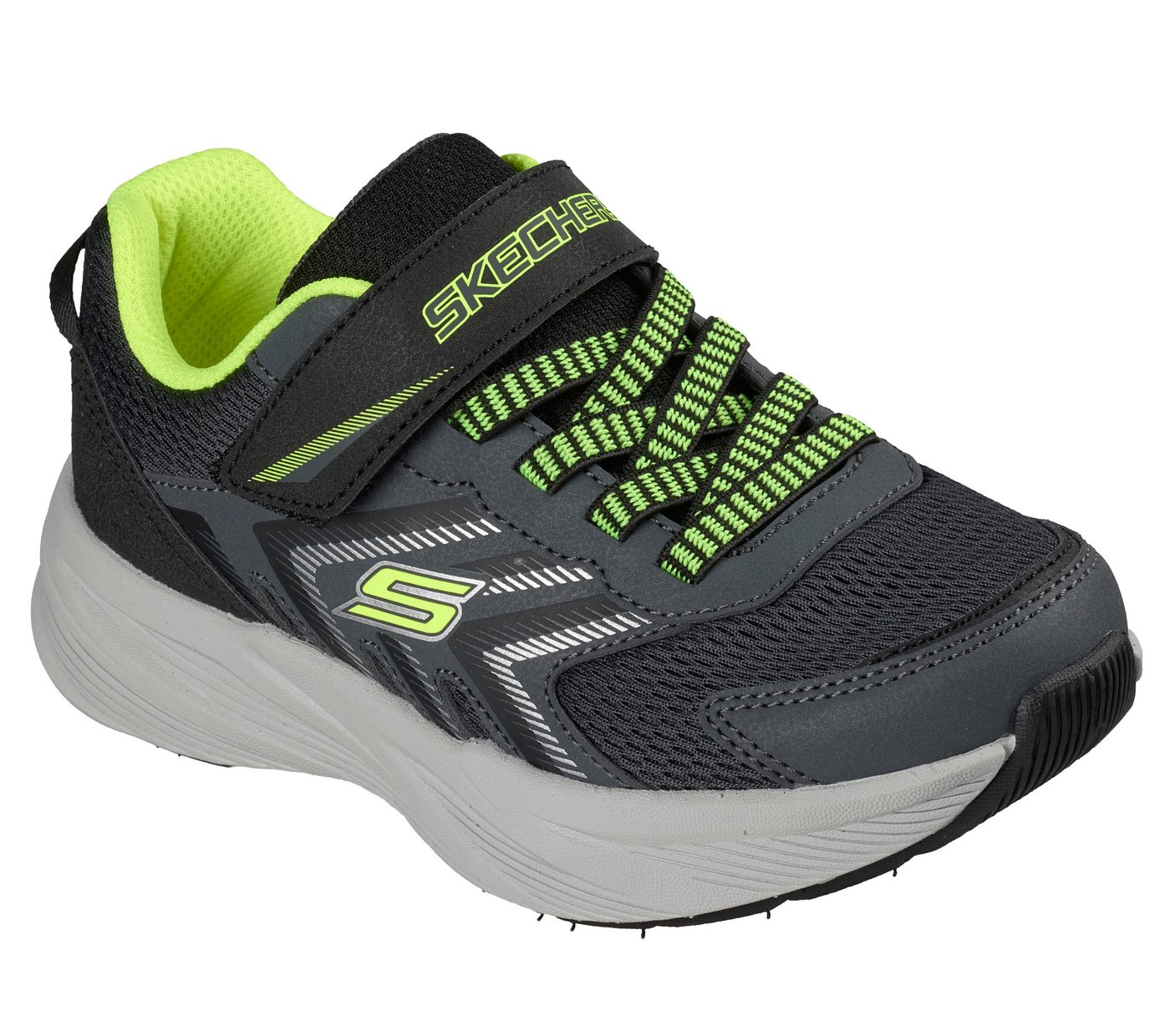Skechers MICROSPEC TREAD Sneaker Schnürer mit Klettverschluss, Größenschablone zum Download – Bild 4 von 5