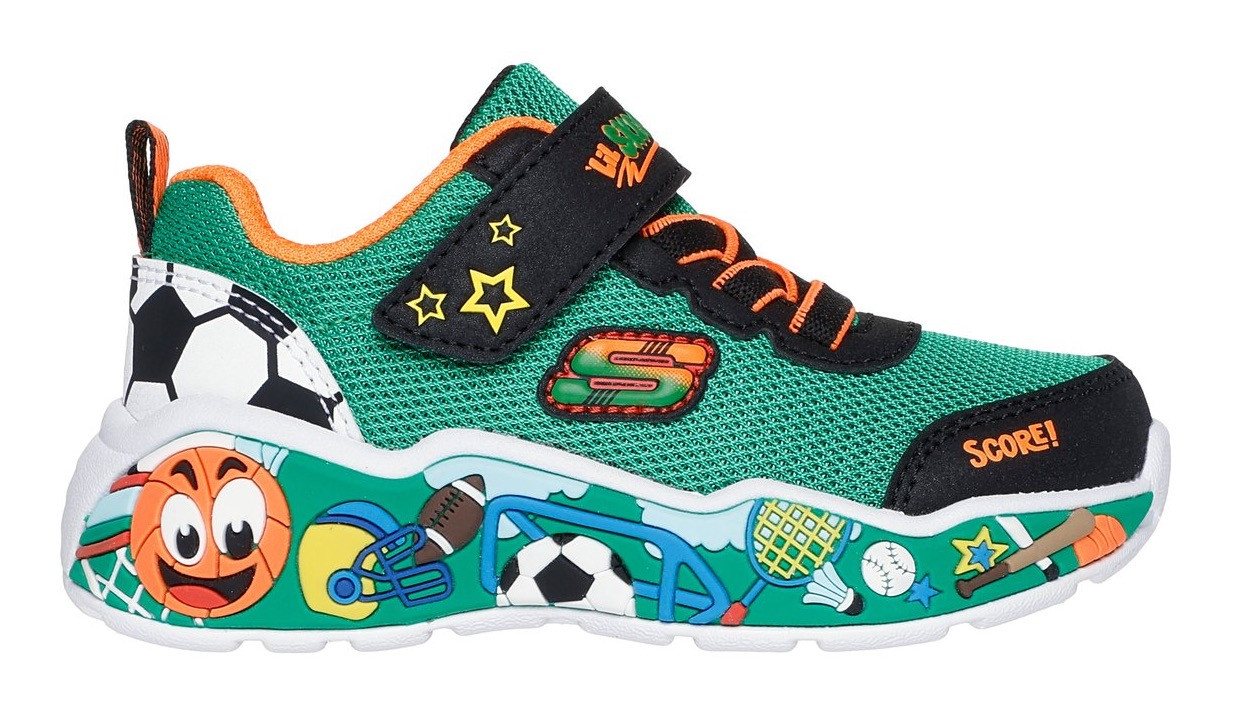 Skechers PLAY SCENE Lauflernschuh, Sneaker, Babyschuh mit Klettverschluss, Größenschablone zum Download – Bild 4 von 5