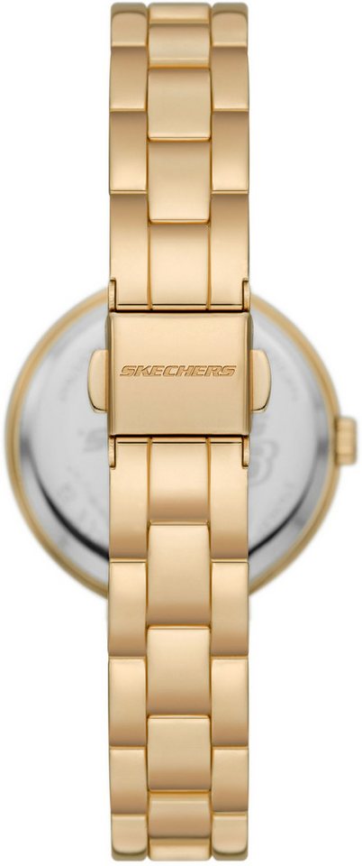 Skechers Quarzuhr BRACELET GLITZ SET SR9084, (Set, 6-tlg., mit 5 Schmuckarmbändern), Armbanduhr, Damenuhr, analog, Glassteine, Geschenkidee – Bild 3 von 4
