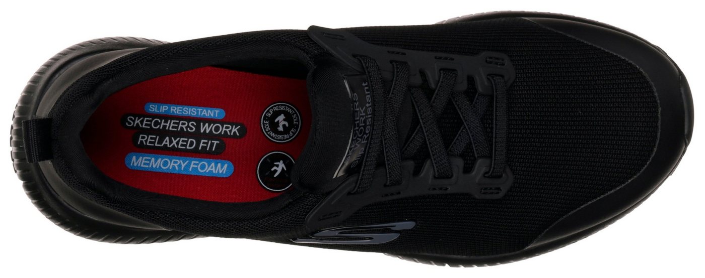 Skechers SQUAD SR Berufsschuh, Sneaker für Gastronomie & Pflege mit gepolstertem Schaftrand – Bild 5 von 5