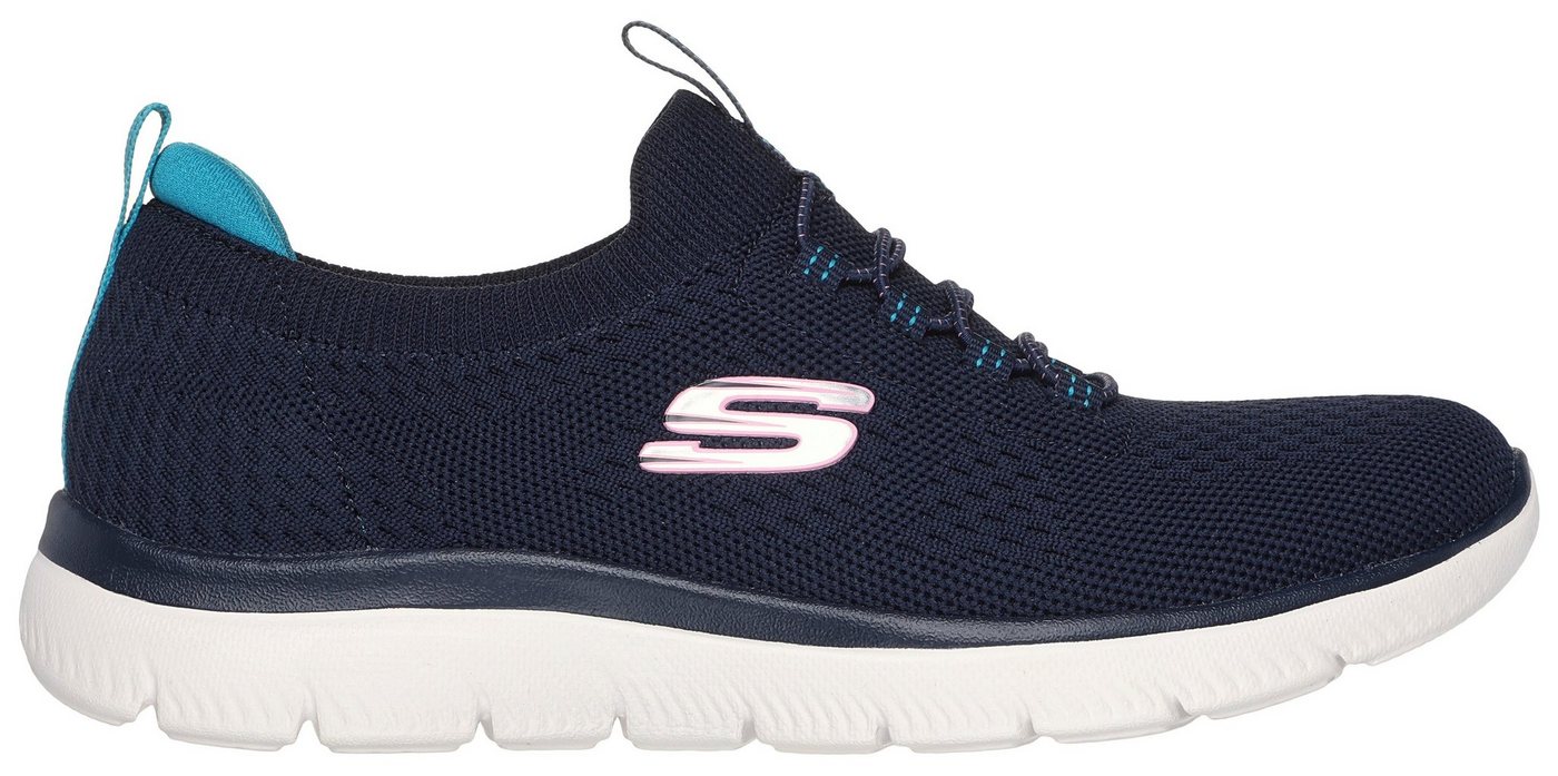 Skechers SUMMITS Slip-On Sneaker, Freizeitschuh, Halbschuh, Slipper mit flexibler Traktionslaufsohle – Bild 3 von 5