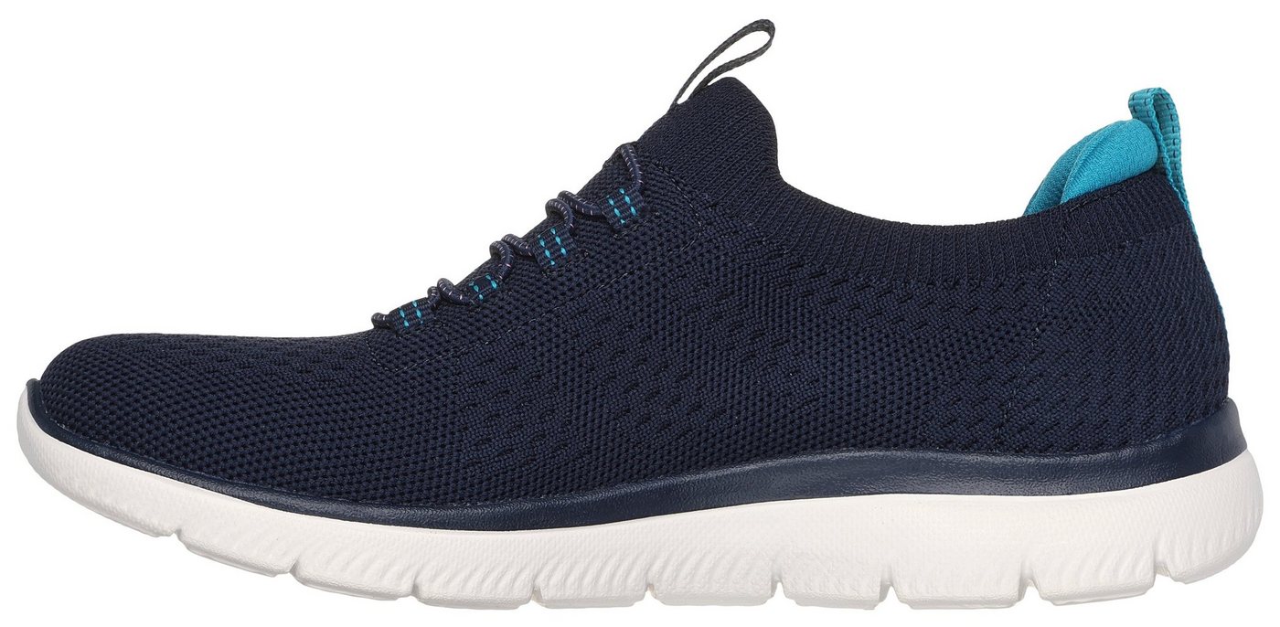 Skechers SUMMITS Slip-On Sneaker, Freizeitschuh, Halbschuh, Slipper mit flexibler Traktionslaufsohle – Bild 4 von 5