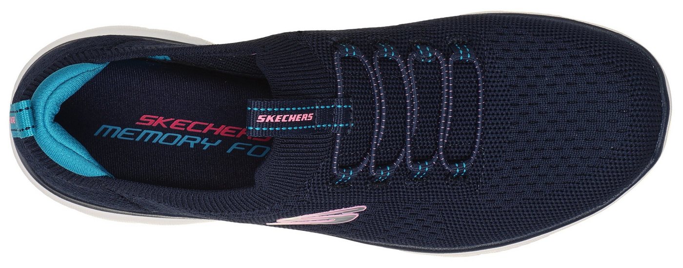 Skechers SUMMITS Slip-On Sneaker, Freizeitschuh, Halbschuh, Slipper mit flexibler Traktionslaufsohle – Bild 5 von 5