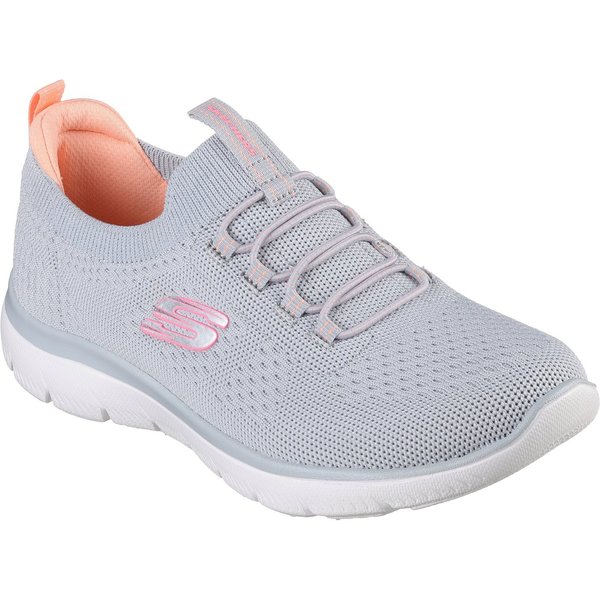 Skechers SUMMITS Slip-On Sneaker, Freizeitschuh, Halbschuh, Slipper mit flexibler Traktionslaufsohle