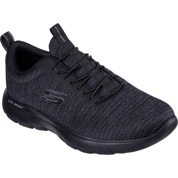 Skechers SUMMITS- Slip-On Sneaker, Slipper, Freizeitschuh, Halbschuh mit Elastic Schnürsenkel