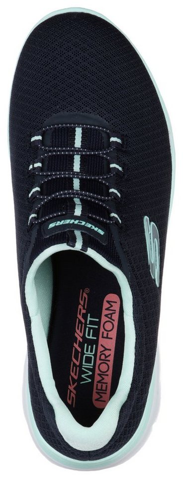 Skechers SUMMITS Slip-On Sneaker Freizeitschuh, Komfortschuh mit stoßdämpfender Zwischensohle – Bild 5 von 5
