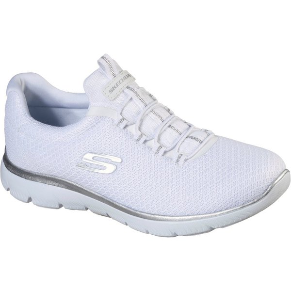 Skechers SUMMITS Slip-On Sneaker Freizeitschuh, Komfortschuh mit stoßdämpfender Zwischensohle