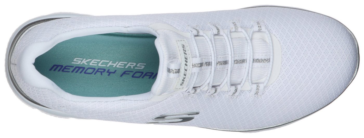Skechers SUMMITS Slip-On Sneaker Freizeitschuh, Komfortschuh mit stoßdämpfender Zwischensohle – Bild 4 von 5