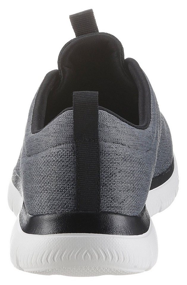 Skechers SUMMITS Slip-On Sneaker Freizeitschuh, Slipper, Komfortschuh mit elastischer Bungee-Schnürung – Bild 2 von 5