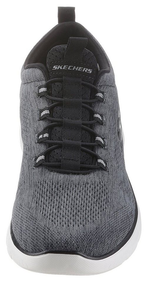 Skechers SUMMITS Slip-On Sneaker Freizeitschuh, Slipper, Komfortschuh mit elastischer Bungee-Schnürung – Bild 4 von 5