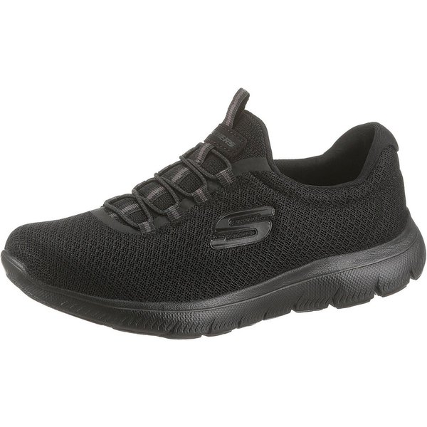 Skechers Summits Slip-On Sneaker Slipper, Freizeitschuh, Komfortschuh mit Gummizug