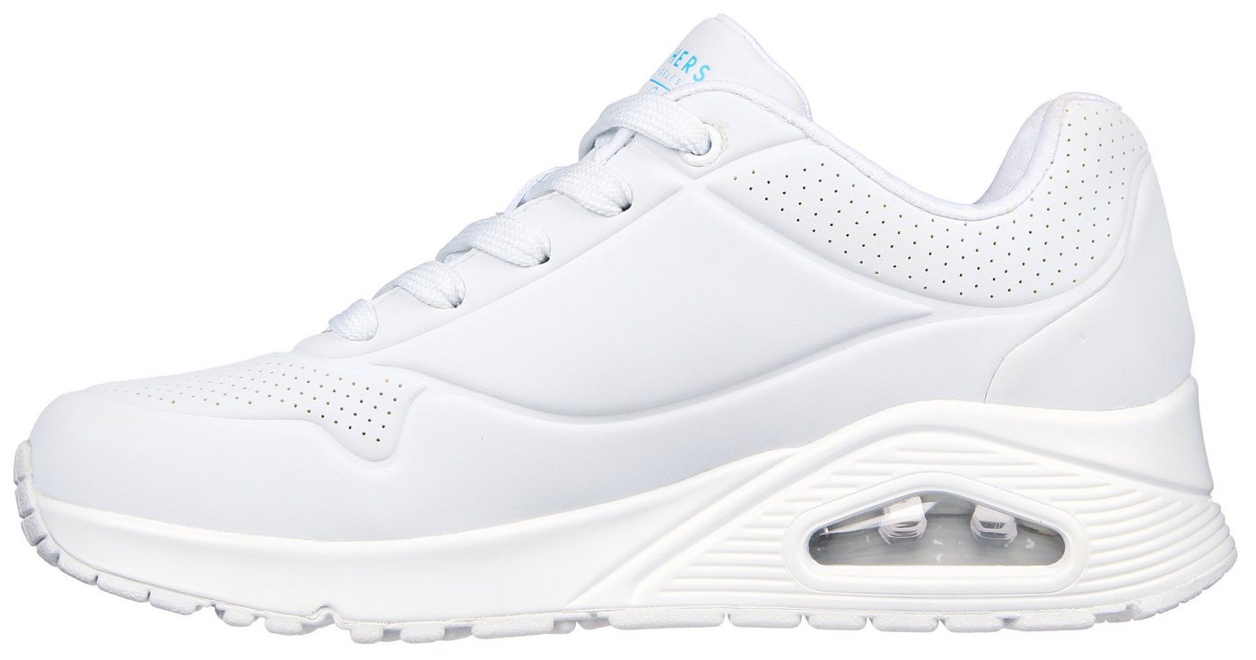 Skechers UNO - HIGHLIGHT LOVE Sneaker, Freizeitschuh, Halbschuh, Schnürschuh mit Herzchen-Print – Bild 5 von 5