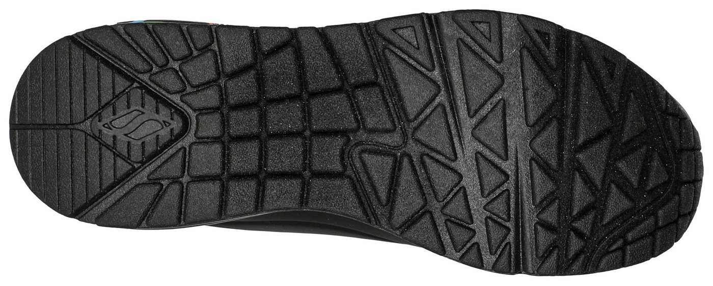 Skechers UNO - HIGHLIGHT LOVE Sneaker, Freizeitschuh, Halbschuh, Schnürschuh mit Herzchen-Print – Bild 4 von 5