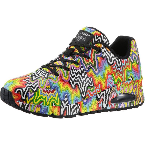 Skechers UNO-INFINITE DRIP JEN STARK Sneaker Freizeitschuh, Halbschuh, Schnürschuh mit Luftkissen-Dämpfung