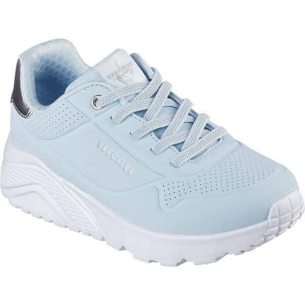 Skechers UNO LITE Sneaker, Schnür,-Plateausneaker mit Metallic, Größenschablone zum Download
