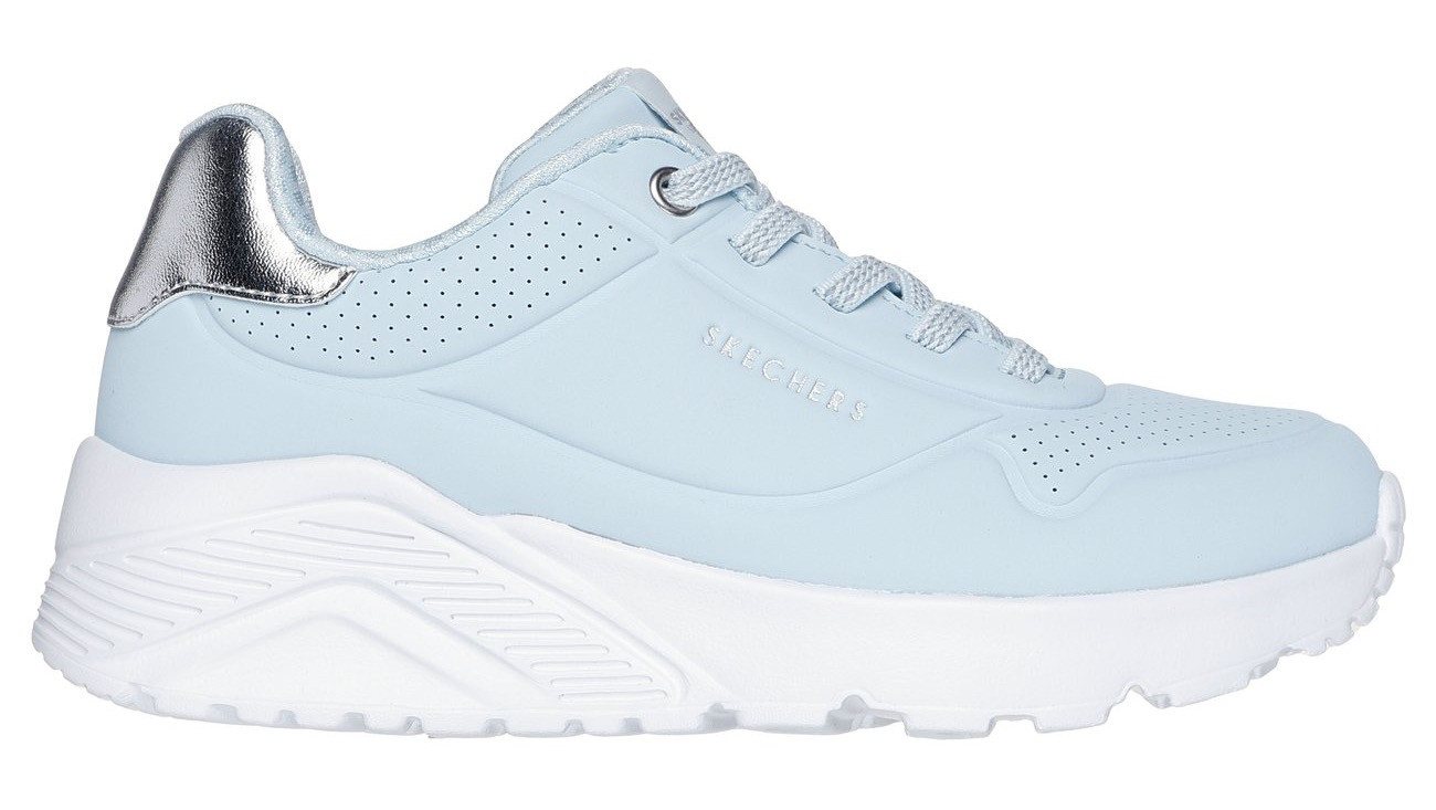 Skechers UNO LITE Sneaker, Schnür,-Plateausneaker mit Metallic, Größenschablone zum Download – Bild 4 von 5