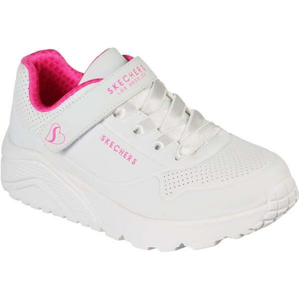Skechers UNO LITE Sneaker Plateausneaker, Retro Sneaker, Klettschuh im Monochrome Look