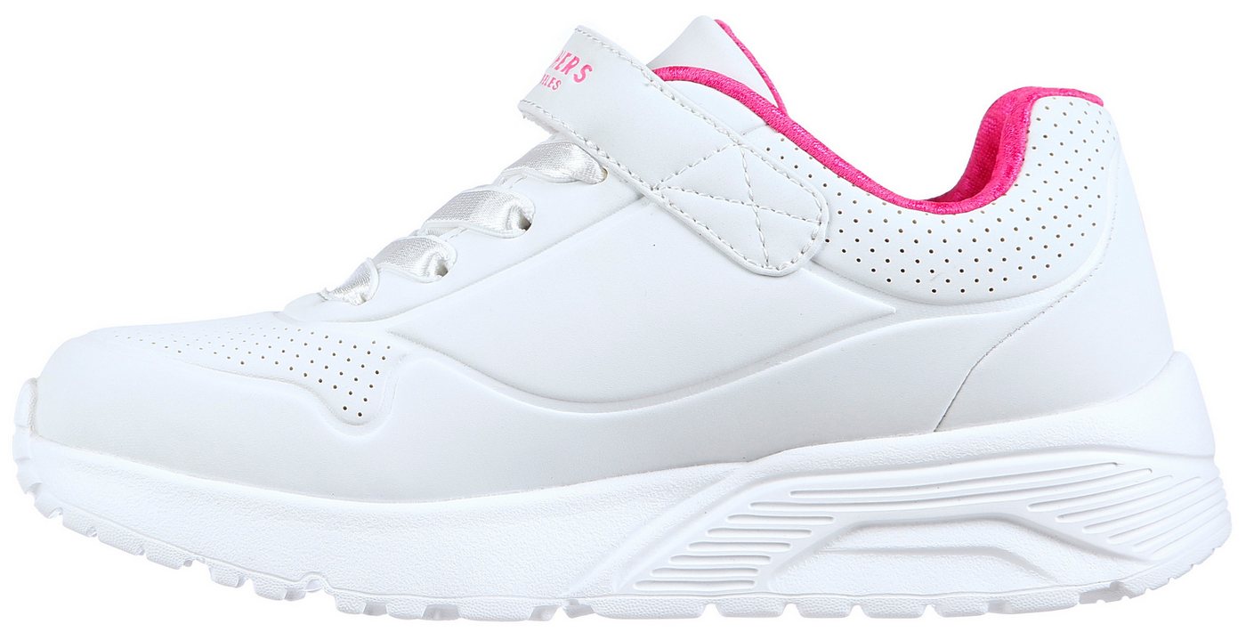 Skechers UNO LITE Sneaker Plateausneaker, Retro Sneaker, Klettschuh im Monochrome Look – Bild 5 von 5