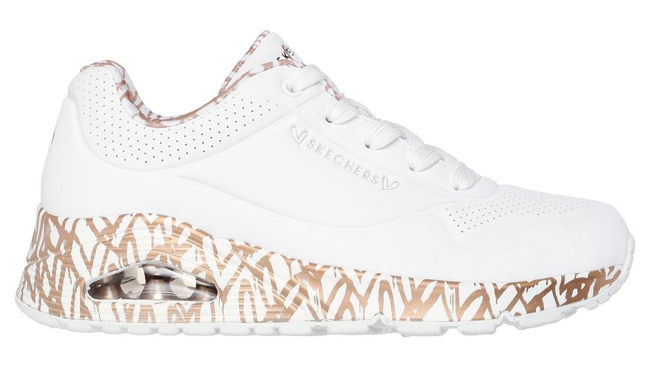 Skechers UNO LOVING LOVE Sneaker Freizeitschuh, Halbschuh, Schnürschuh mit Luftkammersohle – Bild 3 von 5