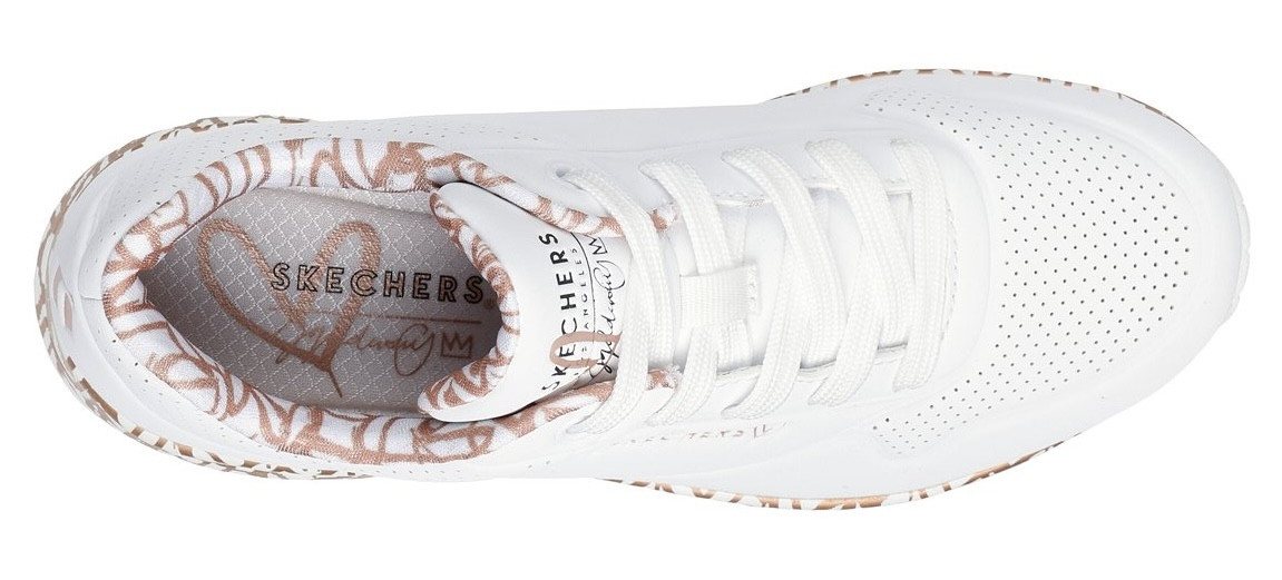 Skechers UNO LOVING LOVE Sneaker Freizeitschuh, Halbschuh, Schnürschuh mit Luftkammersohle – Bild 5 von 5
