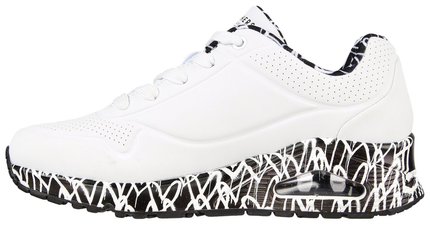 Skechers UNO LOVING LOVE Sneaker Freizeitschuh, Halbschuh, Schnürschuh mit Luftkammersohle – Bild 5 von 5