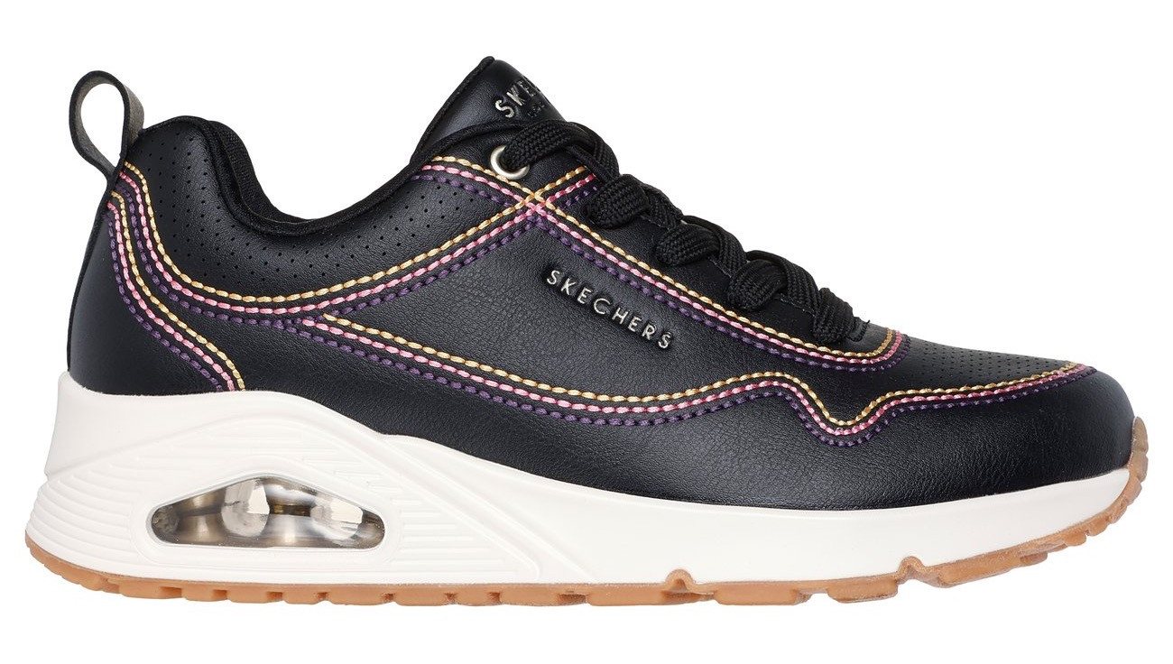Skechers UNO-LUXURIOUS STITCHES Sneaker, Keilsneaker, Plateausneaker mit Skech-Air Funktion – Bild 3 von 5