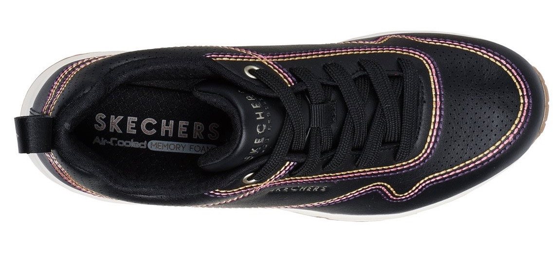 Skechers UNO-LUXURIOUS STITCHES Sneaker, Keilsneaker, Plateausneaker mit Skech-Air Funktion – Bild 5 von 5