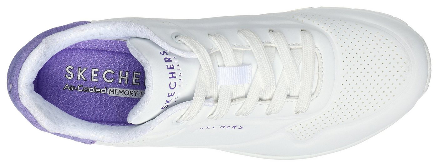 Skechers UNO - POP BACK Sneaker Freizeitschuh, Halbschuh, Schnürschuh komfortabler Skech-Air Funktion – Bild 5 von 5