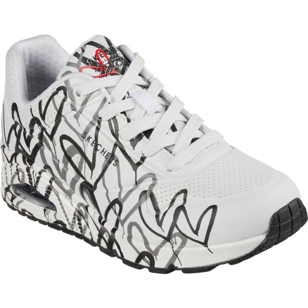 white/black/grey heart (Damen)