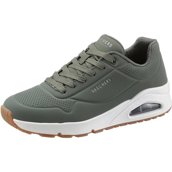 Skechers Uno - Stand on Air Sneaker Freizeitschuh, Halbschuh, Schnürschuh mit Air-Cooled Memory Foam