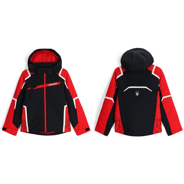 Spyder Skijacke Spyder Challenger Jacket Kinder Skijacke Winterjacke 38SG075314 BLK