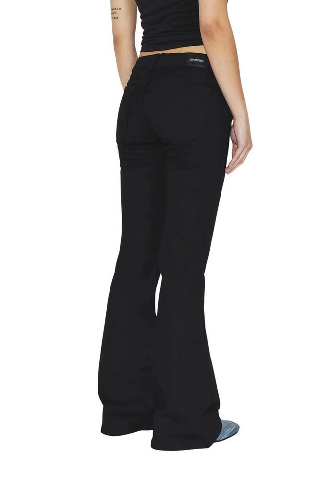 Dr. Denim Skinny-fit-Jeans Jeans Dr.Denim Kily Low Bootcut - Solid black Bootcut-Bein – Bild 2 von 4