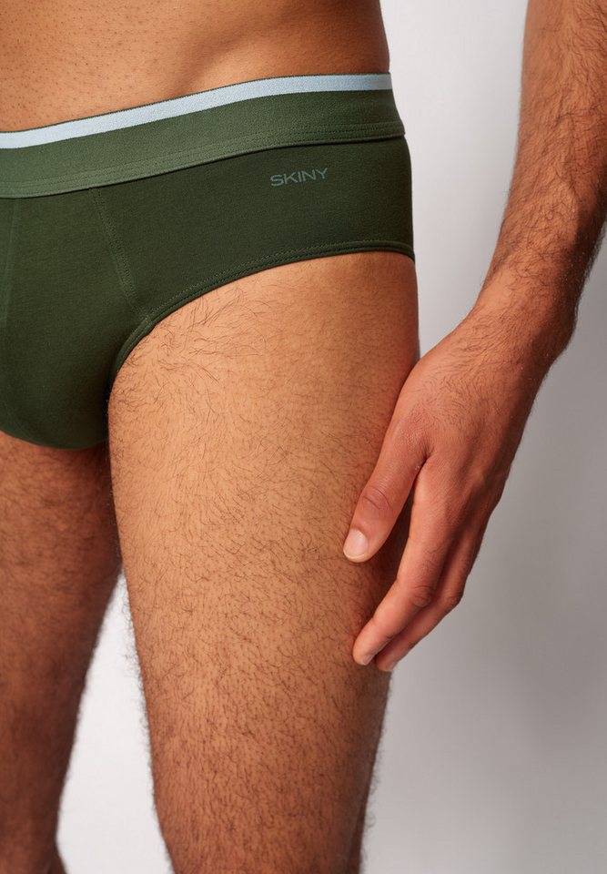 Skiny Brasilslip Cotton Multipack (3er Pack) klassisch, basic, elastisch, bequem, kein Einschneiden, Baumwollmix – Bild 5 von 5