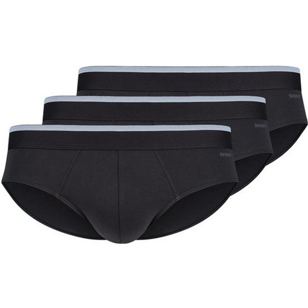 Skiny Brasilslip Cotton Multipack (3er Pack) klassisch, basic, elastisch, bequem, kein Einschneiden, Baumwollmix