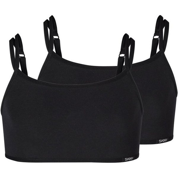 Skiny Bustier Mädchen Bustier 2er Pack Cotton Essentials (Packung, 2-tlg) -