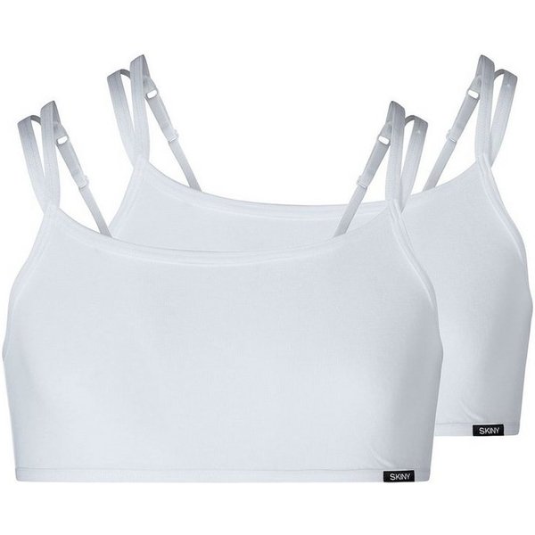 Skiny Bustier Mädchen Bustier 2er Pack Cotton Essentials (Packung, 2-tlg) -