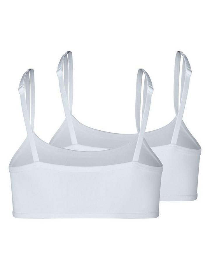 Skiny Bustier Mädchen Bustier 2er Pack Cotton Essentials (Packung, 2-tlg) - – Bild 2 von 2